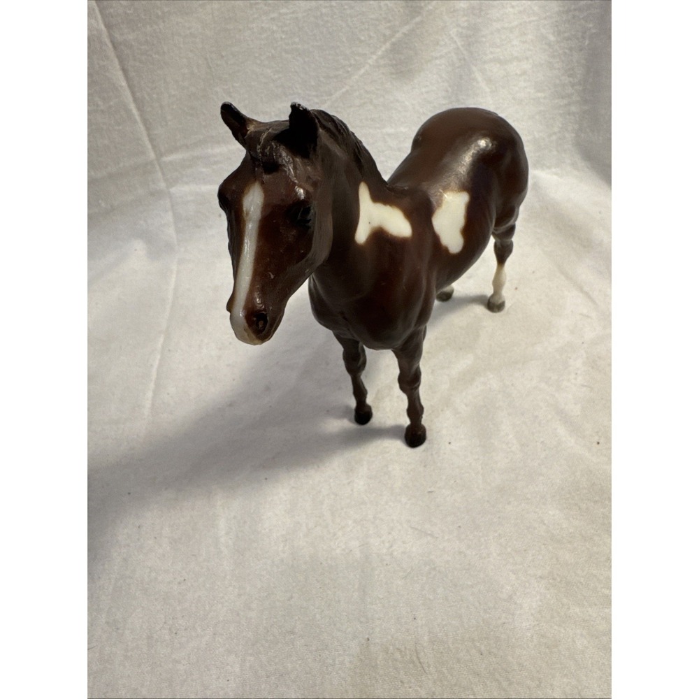 Breyer~1989 - 1990~Paint Standing Stock Horse Foal~Liver Chestnut Pinto~#809 7" - Picture 2 of 7
